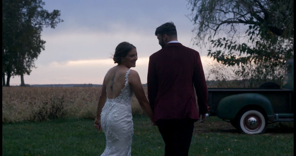 Filming a wedding at The Brownstone